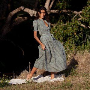 Sage Prairie Dress - Daughters of India